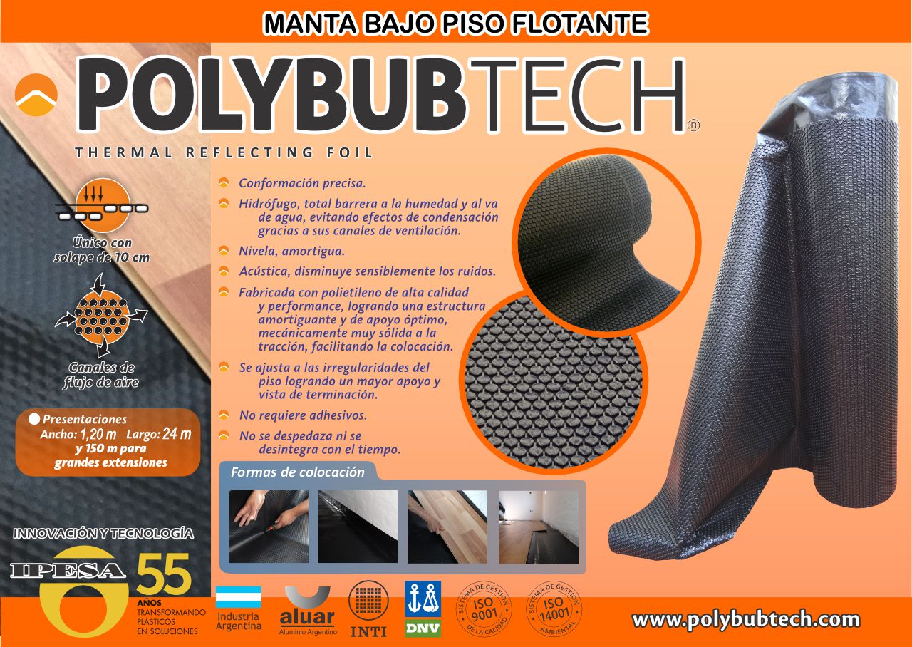 Folleto de Aislathermic para pisos radiantes y flotantes