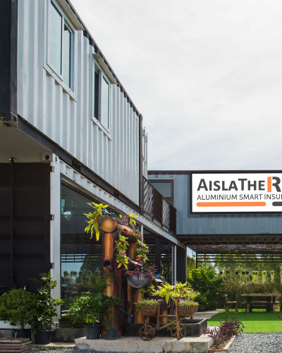 Container o casa modular con aislamiento térmico Aislathermic