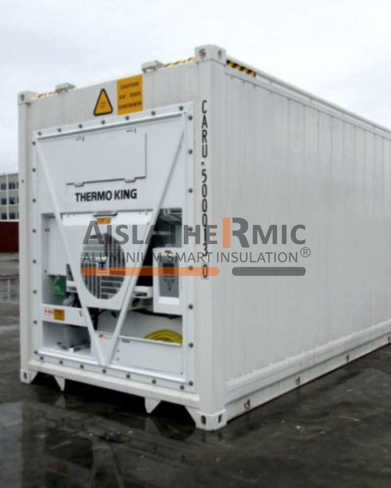 Container refrigerado protegido con aislante térmico Aislathermic