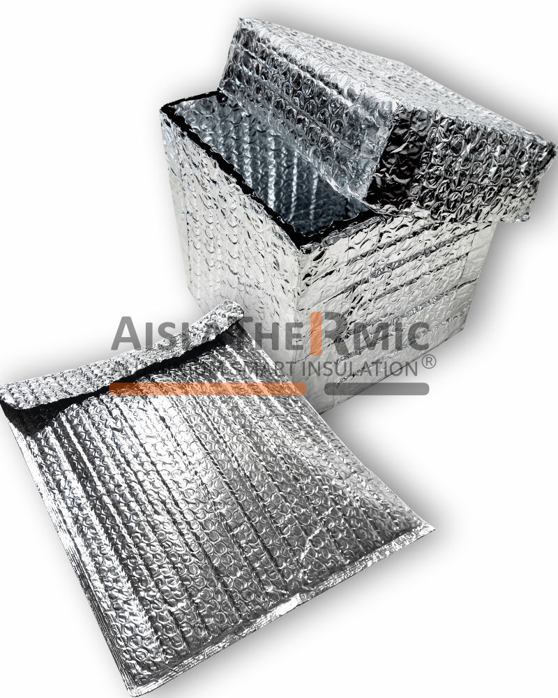 Envase térmico realizado con aislante reflectivo Aislathermic