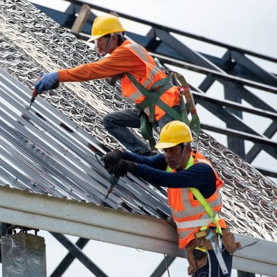 Instalación de Aislathermic en losa de hormigón o estructura metálica