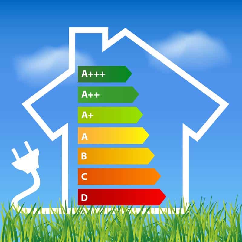 Vivienda ecológica con aislamiento térmico eficiente